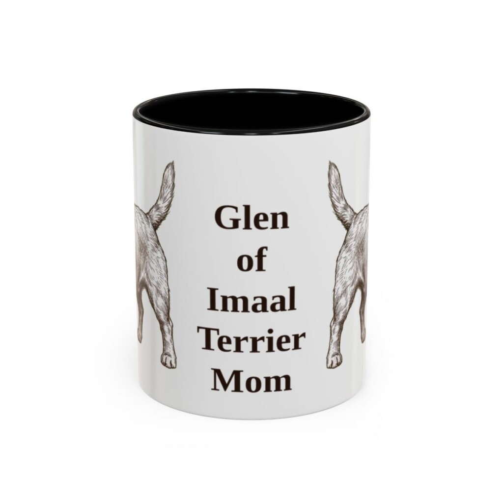 11oz glen of imaal terrier mug, Black