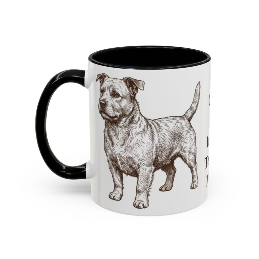 11oz glen of imaal terrier mug, Black