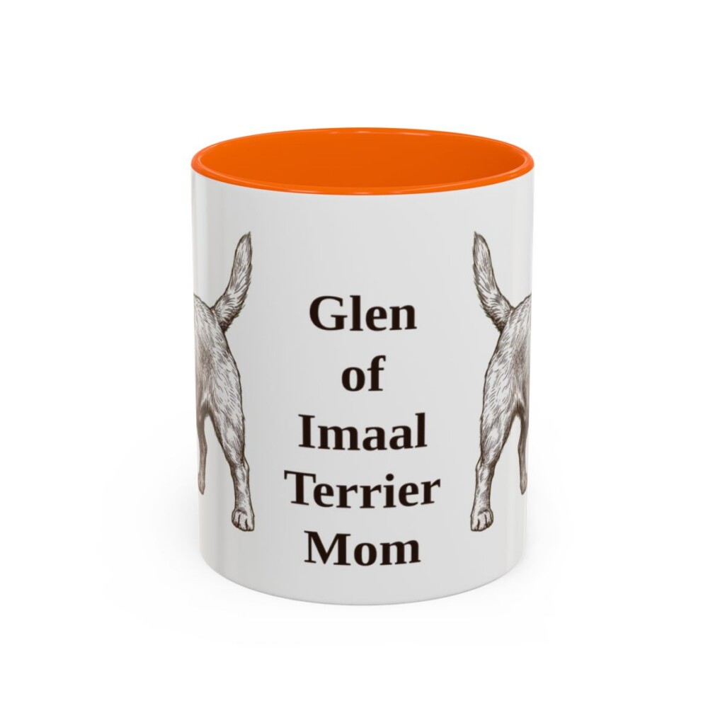 11oz glen of imaal terrier mug, Orange