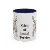 11oz Glen of Imaal Terrier Mug, Navy, front view
