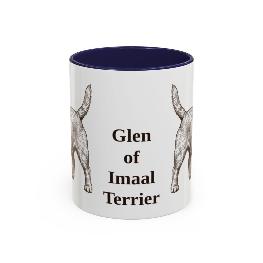 11oz Glen of Imaal Terrier Mug, Navy, front view