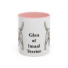11oz Glen of Imaal Terrier Mug, Pink, front view