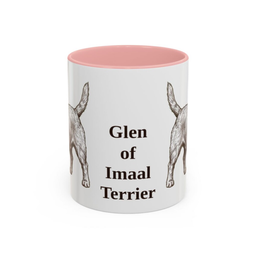 11oz Glen of Imaal Terrier Mug, Pink, front view