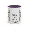 11oz Glen of Imaal Terrier Mug, Purple, front view