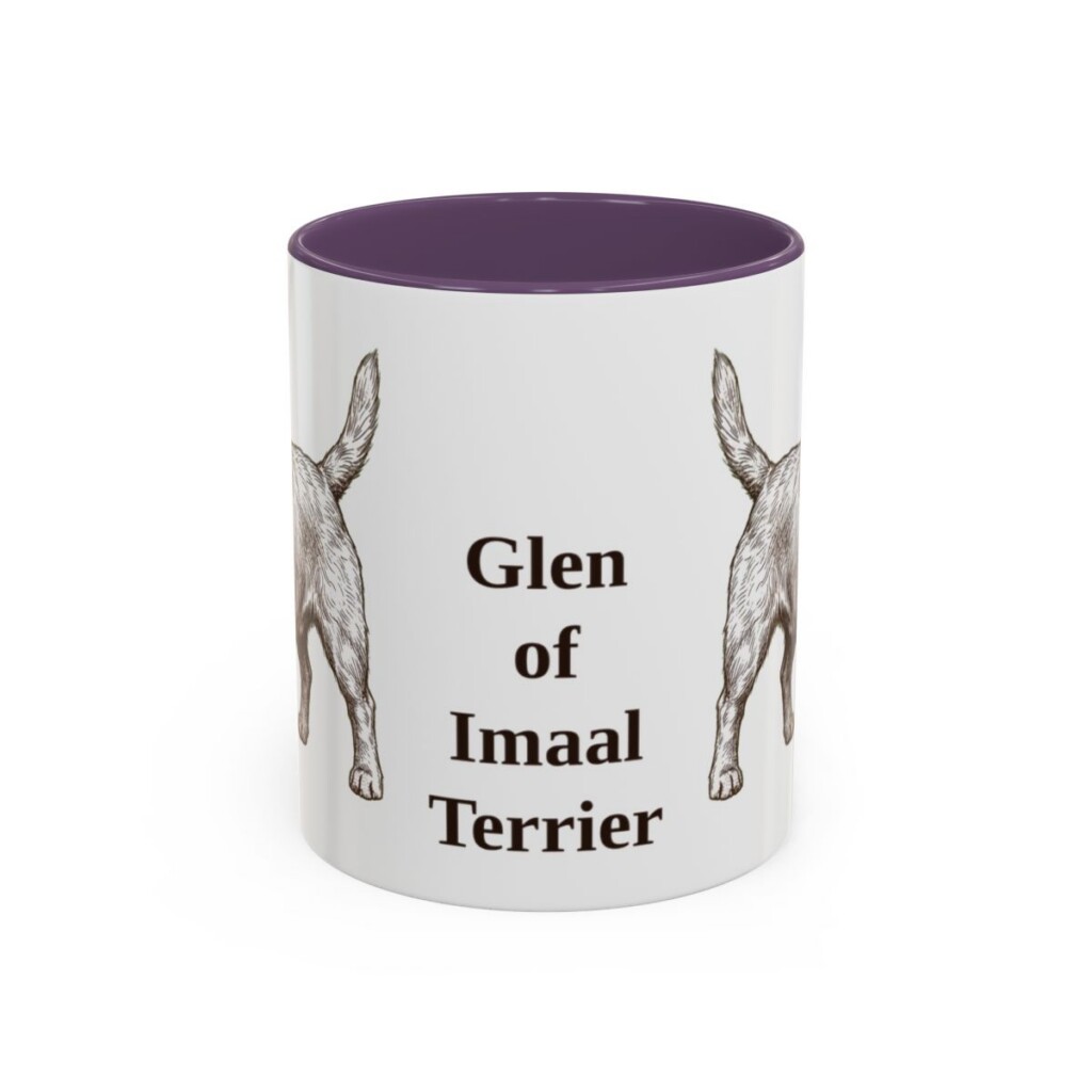 11oz Glen of Imaal Terrier Mug, Purple, front view