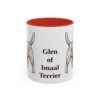 11oz Glen of Imaal Terrier Mug, Red, front view
