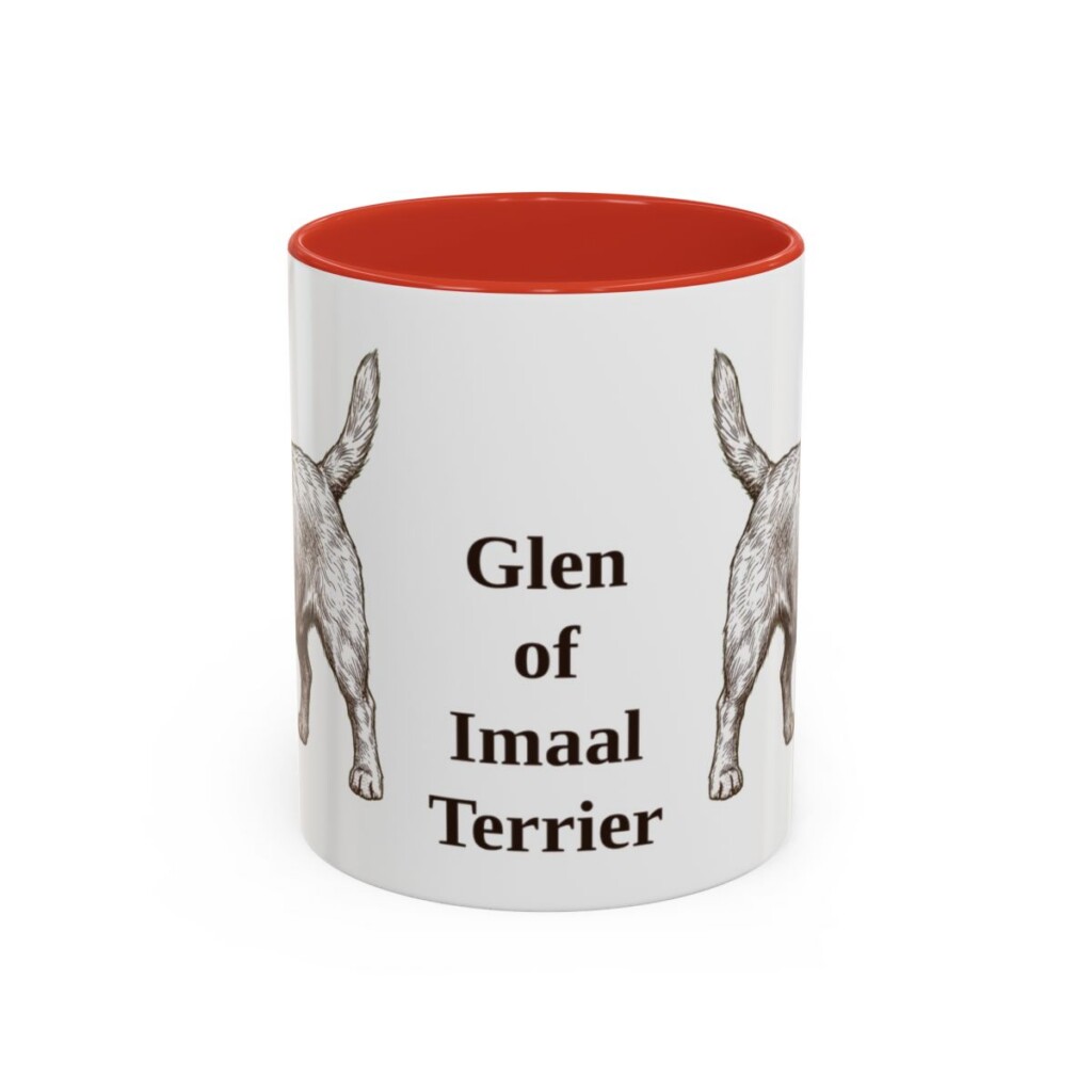 11oz Glen of Imaal Terrier Mug, Red, front view