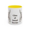 11oz Glen of Imaal Terrier Mug, Yellow, front view