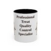 11oz Funny Goldador Mug, Black, front view