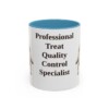11oz Funny Goldador Mug, Light Blue, front view