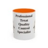 11oz Funny Goldador Mug, Orange, front view