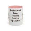 11oz Funny Goldador Mug, Pink, front view