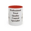 11oz Funny Goldador Mug, Red, front view