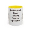 11oz Funny Goldador Mug, Yellow, front view