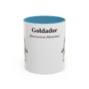 11oz Goldador Latin Mug, Light Blue, front view