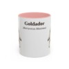 11oz Goldador Latin Mug, Pink, front view