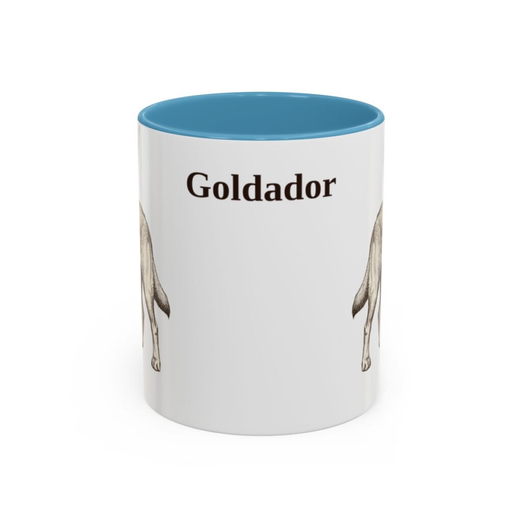 11oz-goldador-mug-light-blue 11oz Goldador Mug, Light Blue, front view