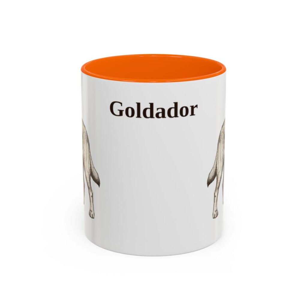 11oz-goldador-mug-orange 11oz Goldador Mug, Orange, front view