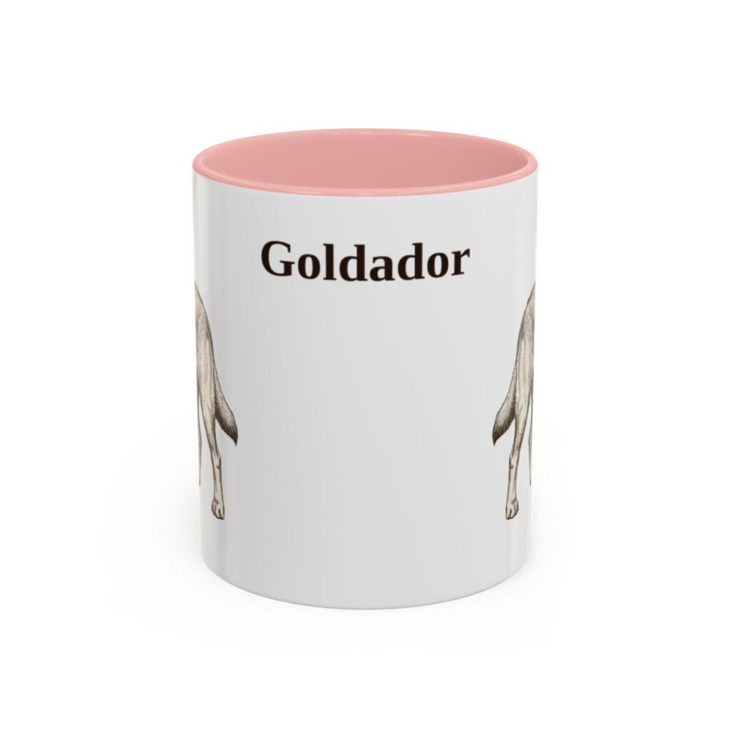 11oz-goldador-mug-pink 11oz Goldador Mug, Pink, front view