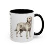 11oz Goldador Mug, Black, right side view