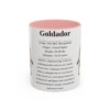 11oz Goldador Mug, Pink, front view