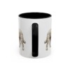 11oz Goldendoodle Dog Dad Mug, Black, back view