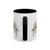 11oz Funny Goldendoodle Mug, Black, back view