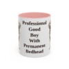 11oz Funny Goldendoodle Mug, Pink, front view