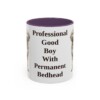 11oz Funny Goldendoodle Mug, Purple, front view
