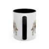 11oz Goldendoodle Mug, Black, back view
