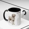 11oz Goldendoodle Mug, Black, lifestyle photo