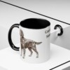 11oz Gordon Setter Mug, Black, lifestyle photo