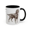 11oz Gordon Setter Mug, Black, right side view
