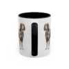 11oz Funny Gordon Setter Mug, Black, back view