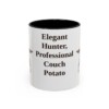 11oz Funny Gordon Setter Mug, Black, front view
