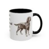 11oz Funny Gordon Setter Mug, Black, right side view
