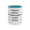 11oz Funny Gordon Setter Mug, Light Blue, front view