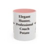 11oz Funny Gordon Setter Mug, Pink, front view