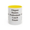 11oz Funny Gordon Setter Mug, Yellow, front view