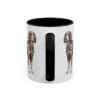 11oz Gordon Setter Latin Mug, Black, back view