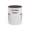 11oz Gordon Setter Mug, Purple, front view