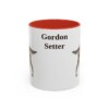 11oz Gordon Setter Mug, Red, front view