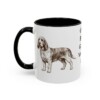 11oz Grand Basset Griffon Vendeen Dog Dad Mug, Black, left side view