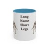 11oz Funny Grand Basset Griffon Vendeen Mug, Light Blue, front view