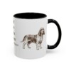 11oz Grand Basset Griffon Vendeen Latin Mug, Black, right side view