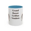 11oz-grand-basset-griffon-vendeen-mug-light-blue 11oz Grand Basset Griffon Vendeen Mug, Light Blue, front view