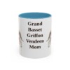 11oz-grand-basset-griffon-vendeen-mug-mom-light-blue 11oz Grand Basset Griffon Vendeen Dog Mom Mug, Light Blue, front view