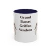 11oz-grand-basset-griffon-vendeen-mug-navy 11oz Grand Basset Griffon Vendeen Mug, Navy, front view