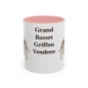 11oz-grand-basset-griffon-vendeen-mug-pink 11oz Grand Basset Griffon Vendeen Mug, Pink, front view
