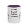 11oz-grand-basset-griffon-vendeen-mug-purple 11oz Grand Basset Griffon Vendeen Mug, Purple, front view